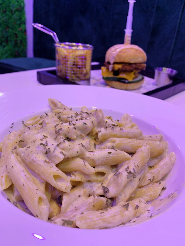 Chicken Alfredo Pasta at Rubels and Angels Restaurant Lagos